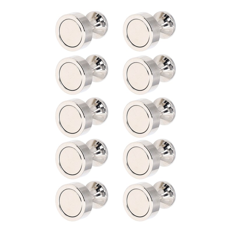 10PCS Magnetic Push Pins Multifunctional Strong Magnet Metal Thumbtacks for