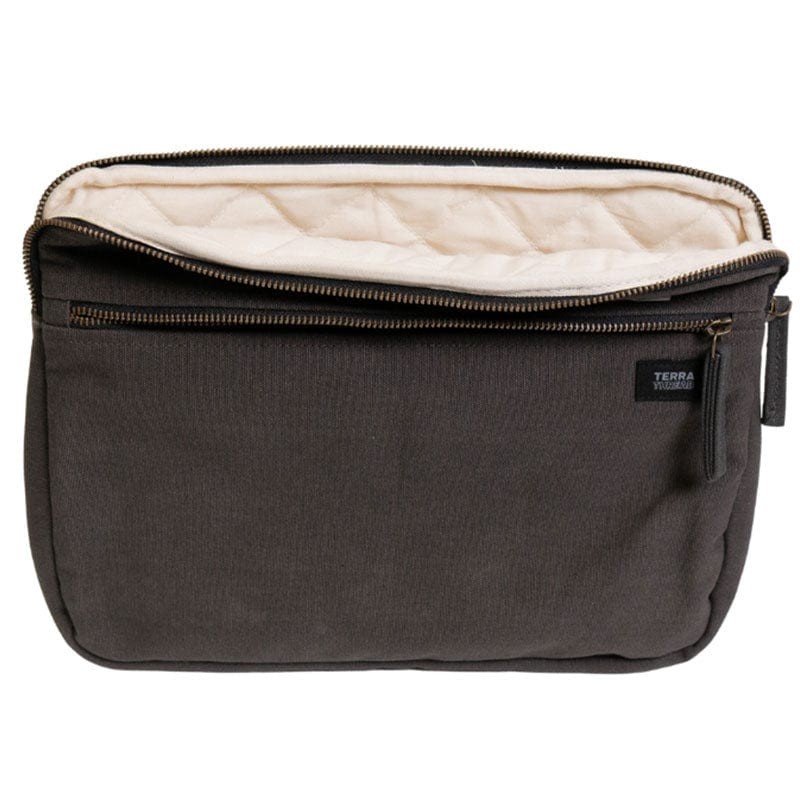 Terra Thread Organic Cotton Laptop Sleeve 13 Inch, Mustard Yellow