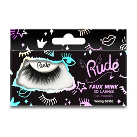 Rude Cosmetics Essential Faux Mink 3D Lashes - Vexing Pair Women 1 Pc
