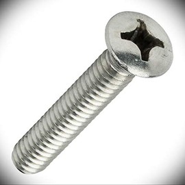 High-Strength Sheet Metal Screws - Durable Screws for Indoor and Outdoor Use - Versatile Screws for Crafting - 12-24 x 3/4" Size Phillips Oval Head Machine Screws Stainless Steel 18-8 Set of 100