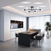 FRIXCHUR Modern Sputnik Chandelier Ceiling Light Fixture, 6 Light Chandeliers