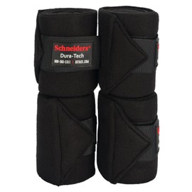 Dura-Tech Polo Leg Wraps for Horses | Standing Wraps Horses | Various Color - Black