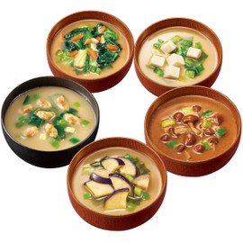 Amano Foods Miso Soup, 10 Types of Reduced Salt Variety Set, 10 Servings