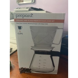 Prepara Ceramic And Glass Premium Pour Over Set 5 cup (S1356Z)