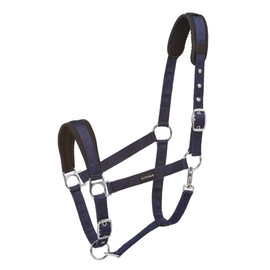 Cottage Craft Horse Headcollar - Padded Head Collar for Horses - Navy Blue - COB