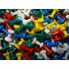 100 Drawing Colourful Plastic Push Pins Stationery for Cork Notice