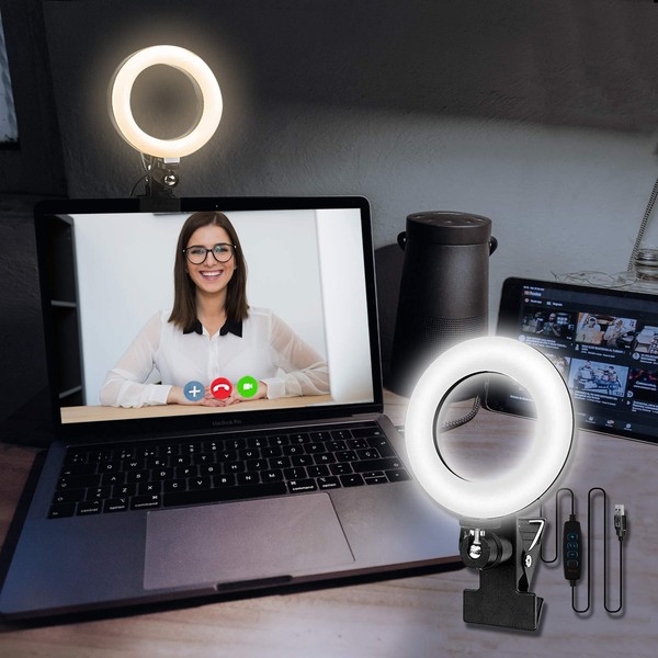 GOWISDOM Video Conference Lighting, Zoom Light, Streaming Light, Laptop Light