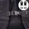 Plastic Buckles Straps, 10 Set 1 Inch Dual Adjustable Quick