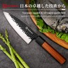KEEMAKE Deba Knife 6 inch, Double Bevel Japanese 440C Stainless