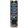 M.2 to PCIe Expansion Card PCIE 4 Ports Strong Anti