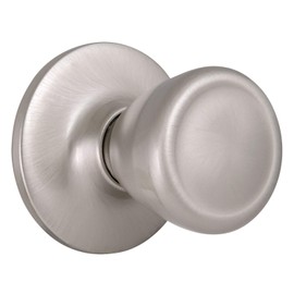 Design House 781914 Tulip 2-Way Adjustable Passage Door Knob, Satin Nickel