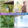 Stainless Steel Hanging Wind Spinner, 3D Rotating Wind Chimes, Tree