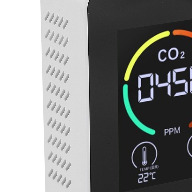 CO2 Detector Carbon Dioxide Gas Concentration Meter Temperature Humidity Measuring