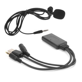 Universal Auto AUXIN Wireless Adapter Freisprecheinrichtung MIC Anrufe Plug and Play für Fahrzeuge 5.0