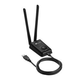 Tarjeta De Red Usb Tp-Link 300Mbps 802.11N/G/B 2 Antenas Desmontables 5Dbi Hasta 2W
