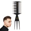 Wide Tooth Comb - Retro Oil Head Hair Brushes |