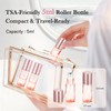 PrettyCare 6 pcs, 5 ml Pink Roller Bottles For Essential