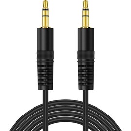 Pasow 3.5mm Stereo Audio Plug to Plug Cable Male to Male cable (15 Feet)