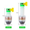 EACHPT 3pcs Mini Tap Water Filter 360° Rotatable and Retractable
