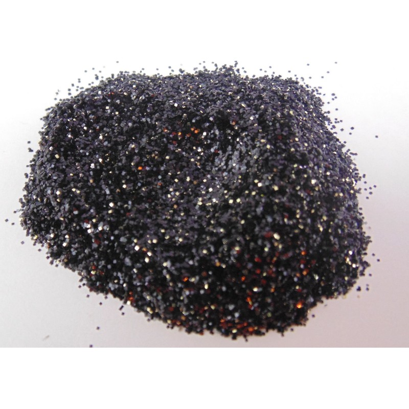 Vintage Paint Black Gold 0.015 Square Metal Flake - Pound