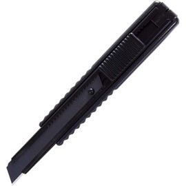 NT Cutter Premium Evolution PMG Series PMGH-EVO2 Die-Cast Aluminium Handle, Automatic Locking 58 Degree Extra Sharp Black Blade (PMGH-EVO2), 12.3mm, Medium Strength