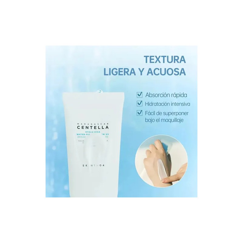 2pc Skin1004 Serum Solar Hyalu-cica Centella Spf50+ 50ml