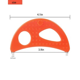 Crescent Tool Compatible for Jack Lalanne Power Juicer Juicer Repalcement Parts for CL003AP E1188 E1189 MT1000 Orange