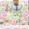 Butterfly Party Tableware Set, Butterfly Birthday Party Tableware (All)