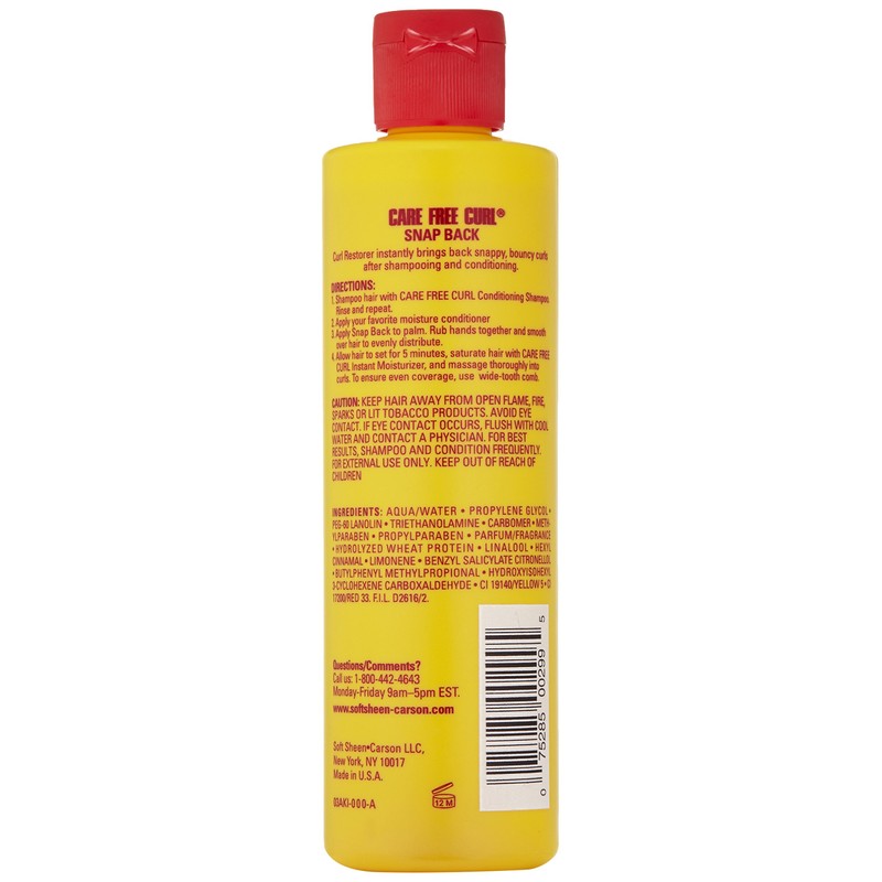 Softsheen-Carson Care Free Curl Snap Back Curl Restorer, 8 Fl
