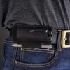 VIPERADE PJ33 Leather Knife Sheath for Belt, Horizontal Carry Pocket