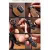 Hontumax Premium Leather Key Fob Cover for Subaru Ascent BRZ