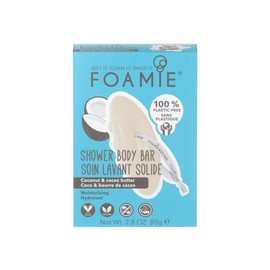 Foamie 2-in-1 Body Bar - Refreshing, Cleansing and Moisturising Will Leave Your Skin Smooth and Supple - Peppermint Oil and Gren Tea - Vegan and Eco-Friendly Packaging (Shake Your Coconut)