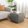 Pouf Ottoman Stuffed Modern Foam Filled Foot Rest Poufs for
