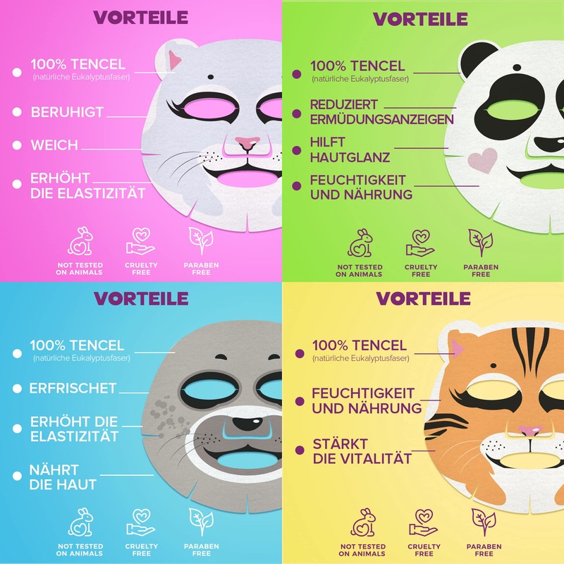 7Days Face Masks Skin Care Gift Set - Leaf Mask