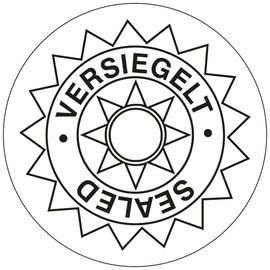 Labelident Sealing Labels Diameter 30 mm – Sealed – 1,000 Security Seal Labels on 1 Roll(s), 1.57 Inch (40 mm) Core, Paper