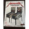 Stern Metallica Pinball Premium Flyer