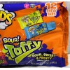 Warheads Sour Taffy Sweet Fruity Chewy Candy 3.59oz 12 Individual