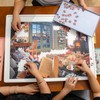 Playboda 1000 Pieces Rotating Plastic Puzzle Board with Drawers and