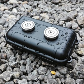 JFOMOYGI Magnetic Key Holder Under Car,Weatherproof Magnetic Key Box Under Car,Hide a Key Magnetic Key Box,Hidden Key Holder Magnetic Key Hider Outdoor 【Splash Resistant】