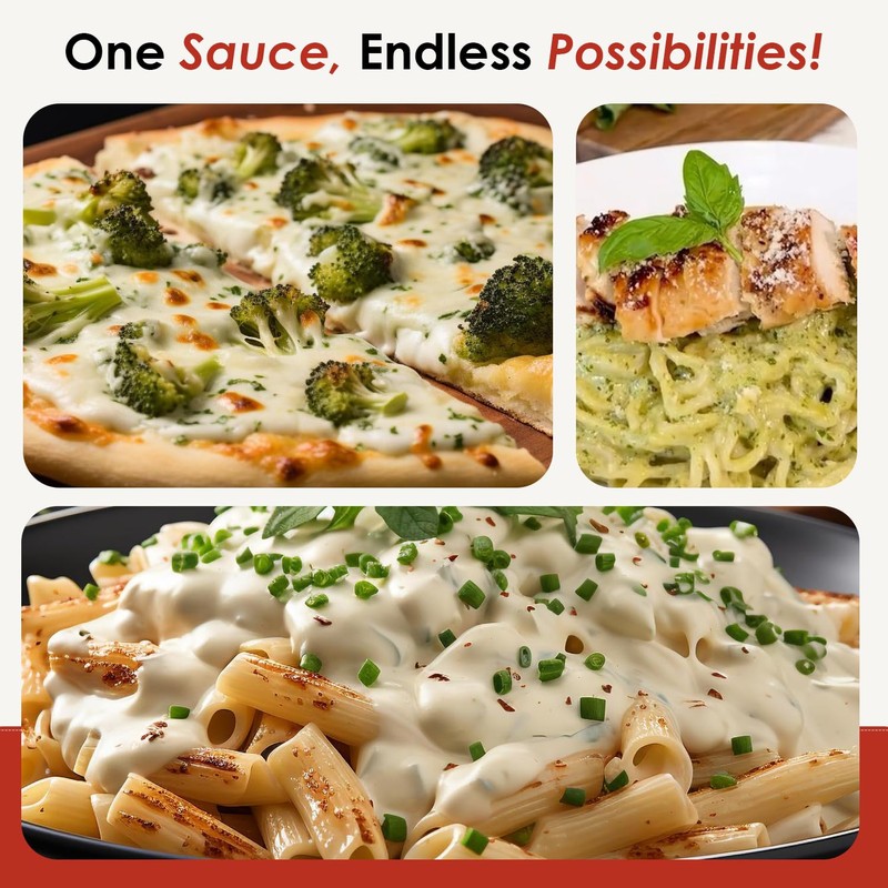 Dave's Gourmet Aged White Cheddar Alfredo Pasta Sauce - Rich