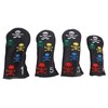 4Pcs Skull Golf Club Head Covers Golf Club Headcovers Colorful