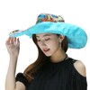 Women's Foldable Floppy Reversible Travel Beach Sun Visor Hat Wide