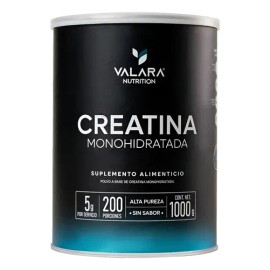 Creatina Monohidratada Micronizada De Alta Pureza 1kg Valara                                                                                          