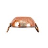 bona fide copper Serving Bowl,Stainless Steel Hammered Karahi and bowl