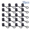 Skweawert 20 PCS BNC-B Port Anti-dust Plugs, Silicone Covers Caps