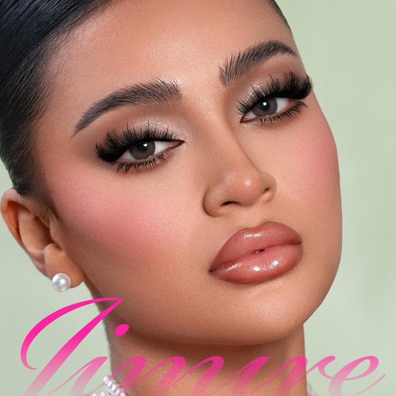 JIMIRE Volume Lash Clusters with Spikes 12-18MM D Curly Thick