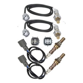 Dropwater 2 Pairs Upper and Under O2 Oxygen Sensors Replacement for Subaru 2007-2006 B9 Tribeca 3L,Replaces#234-9047 234-4447,Set of 4pcs