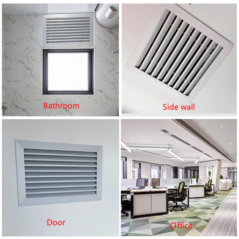 Door Vents for Interior Doors Two Sided, 20” x 12”
