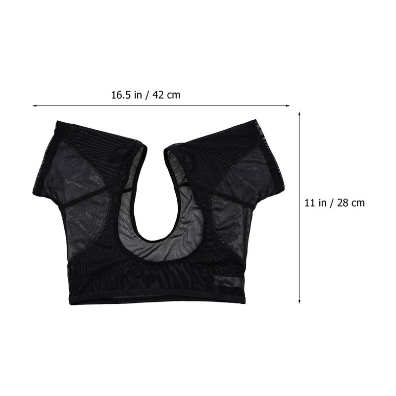 Healifty 3 Pcs Underarm Sweat Vest Underarm Sweat Guard Washable