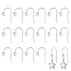 8 Pairs Solid Silver 925 Earring Hooks, Silver Earring Hooks